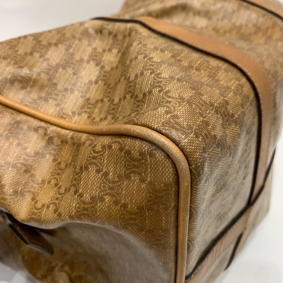 Celine Brown Macadam Boston Bag Sku#85272 (Gently used, Stains) - Picture 9 of 14